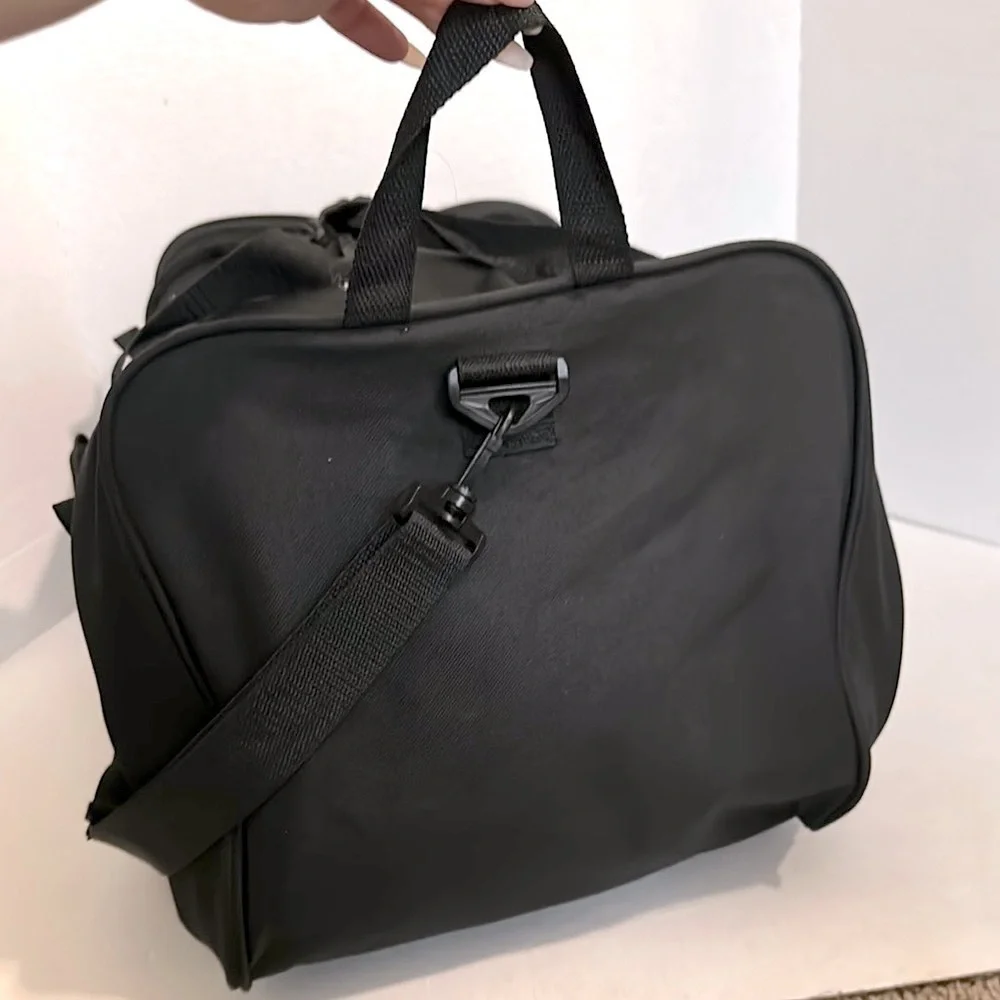 Disney Parks Walt Disney Packable Black Duffel Bag